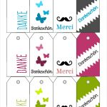 Vorlage Geschenkanhänger Kostenlos Gut Geschenkanhänger Danke 2