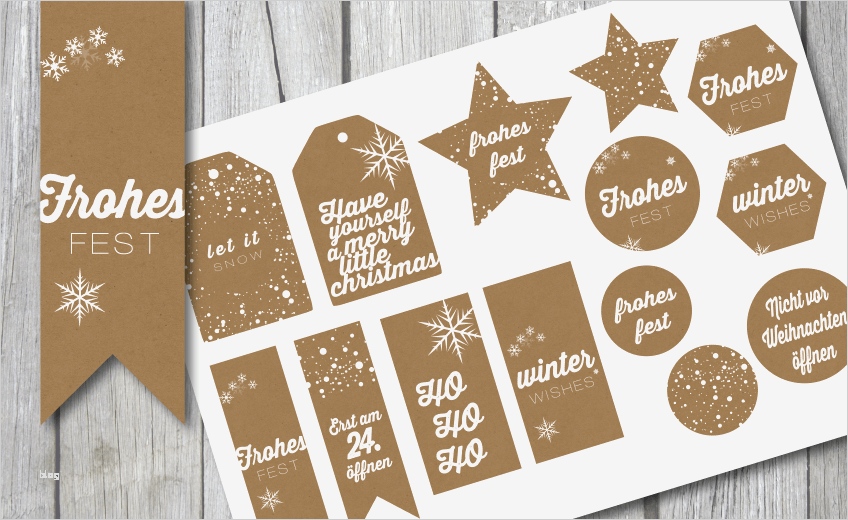 Vorlage Geschenkanhänger Weihnachten Schön Freebie Miomodo Blog