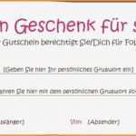 Vorlage Geschenkgutschein Einzigartig 6 Vorlage Gutschein