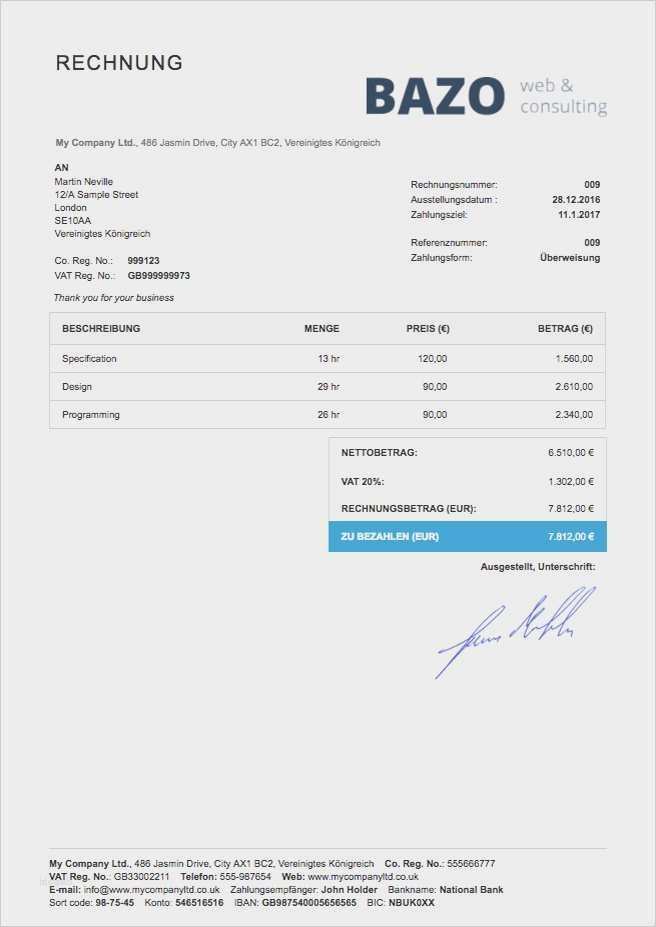 Vorlage Gesellschafterbeschluss Gmbh Elegant Erfreut Vorlage Rechnung Uk Zeitgenössisch Entry Level