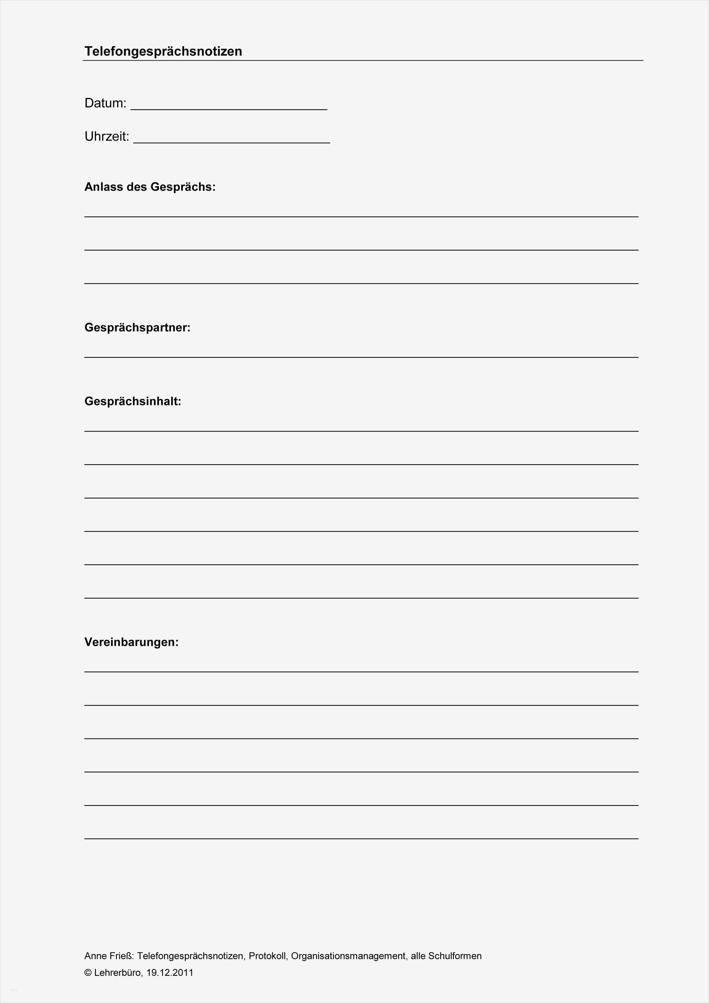 Vorlage Gesprächsprotokoll Gut Arbeitshilfen · Grundschule · Lehrerbüro