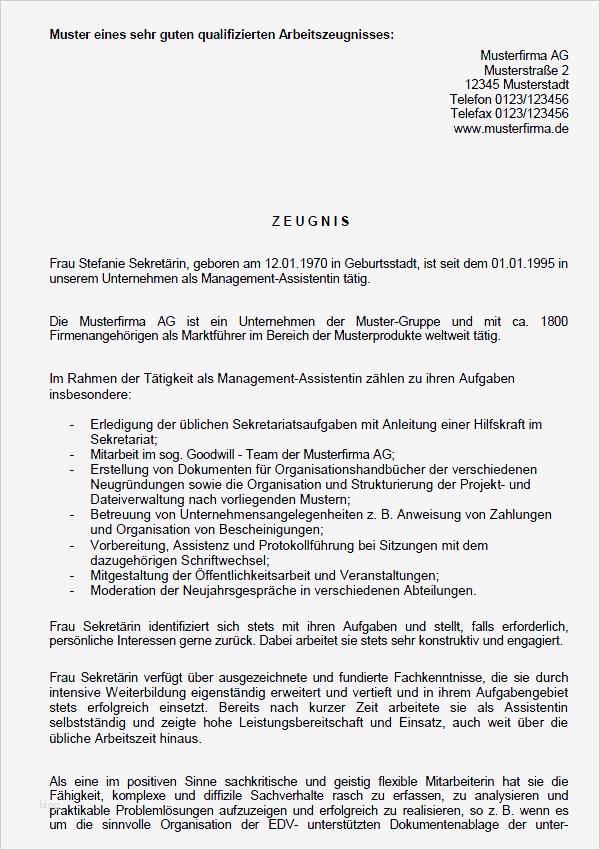Vorlage Gutes Arbeitszeugnis Fabelhaft Management assistentin Zwischenzeugnis sofort Download