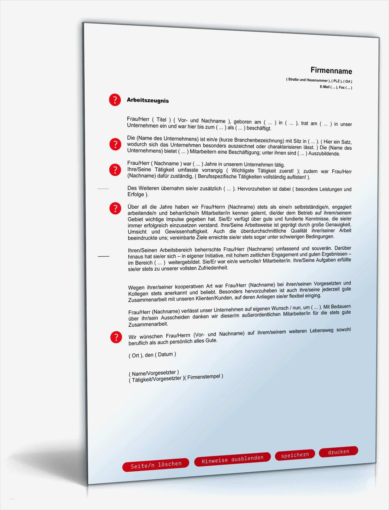 Vorlage Gutes Arbeitszeugnis Schönste Arbeitszeugnis Gut "note Zwei" Rechtssichers Muster Zum