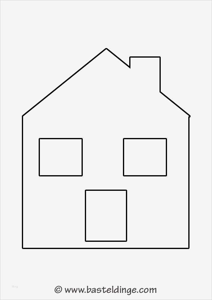 Vorlage Haus Basteln Schnittmuster Erstaunlich Fensterbilder Häuser Vorlagen – Basteldinge