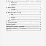 Vorlage Hausarbeit Erstaunlich Inhaltsverzeichnis Hausarbeit Schreiben Muster