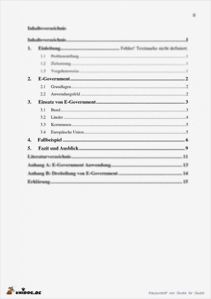 Vorlage Hausarbeit Erstaunlich Inhaltsverzeichnis Hausarbeit Schreiben Muster