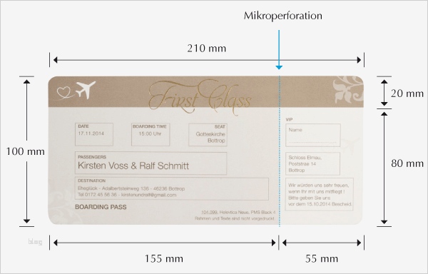 Vorlage Hochzeitseinladung Cool Ausgefallene Hochzeitseinladung Als Flugticket Boarding Pass