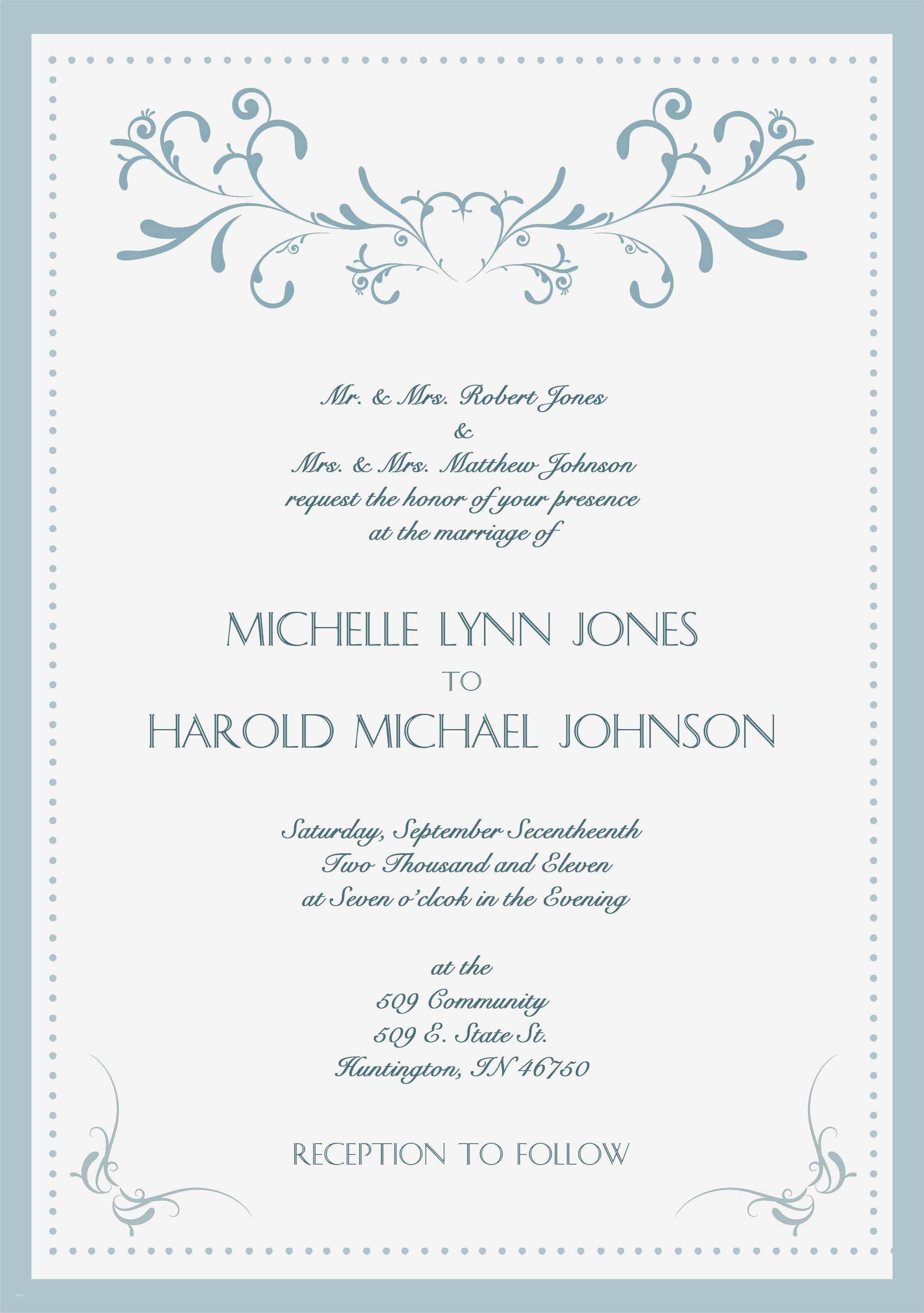 Vorlage Hochzeitseinladung Wunderbar Word Vorlage Hochzeitseinladung