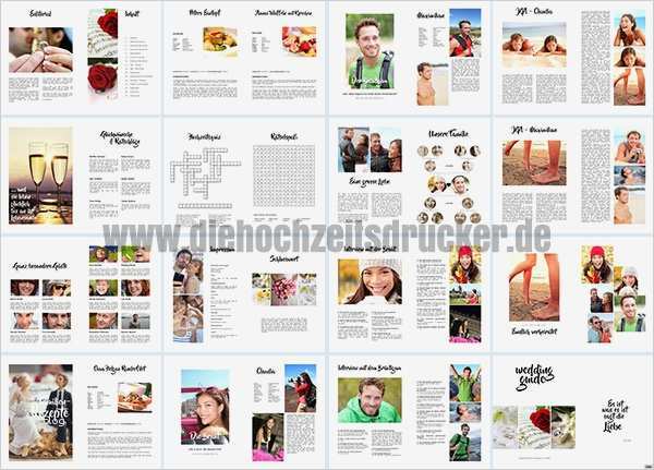 Vorlage Hochzeitszeitung Inspiration Neue Hochzeitszeitung Vorlage "wedding Guide"