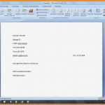 Vorlage In Word Erstellen Genial 11 Briefvorlage Word 2010