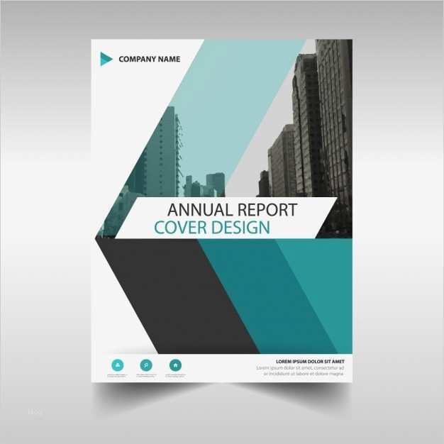 Grüne kreative Jahresbericht Bucheinband Vorlage
