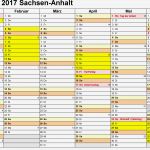 Vorlage Kalender 2017 Schön Kalender 2017 Sachsen Anhalt Ferien Feiertage Word Vorlagen