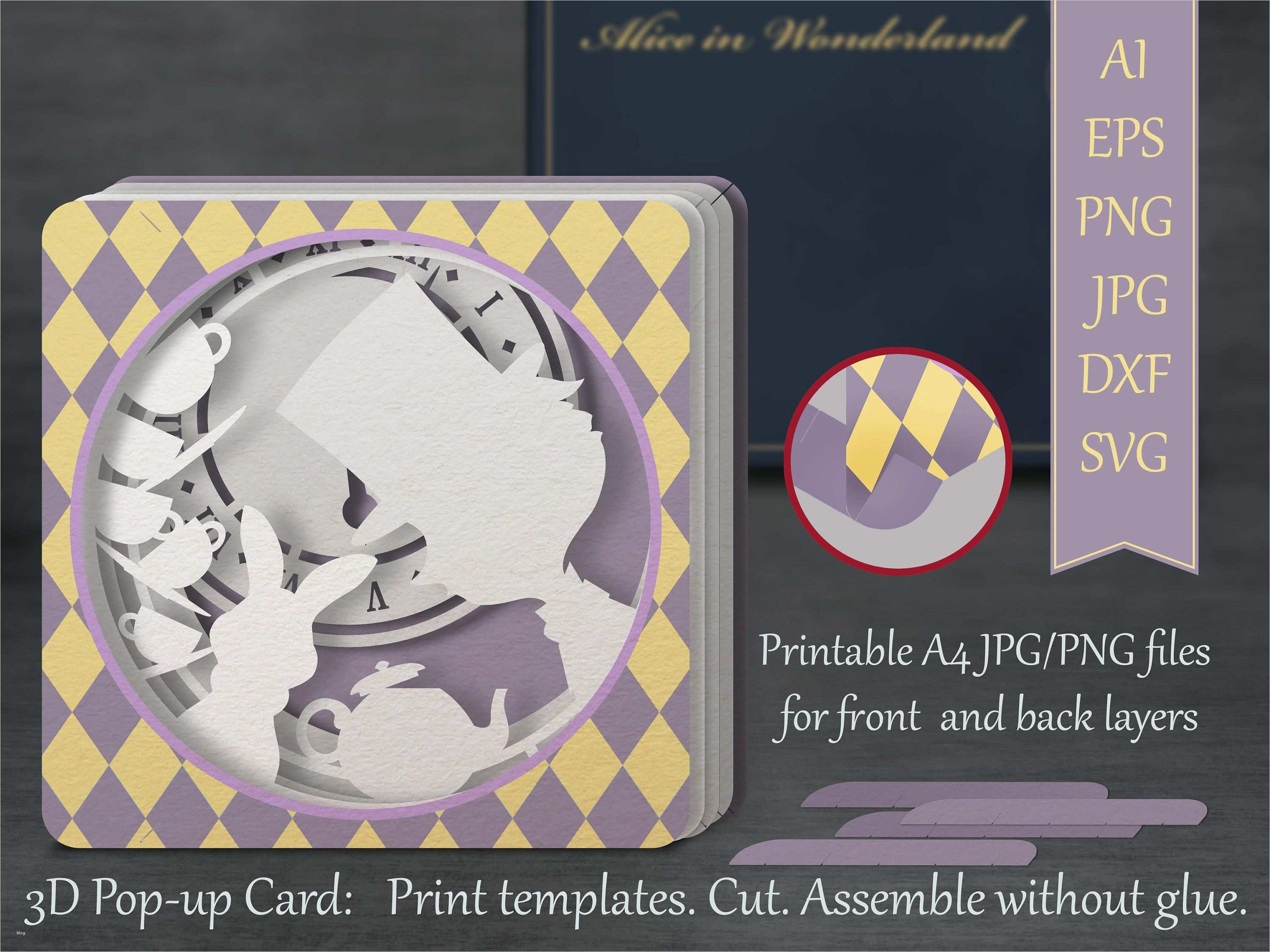 Vorlage Karte Inspiration Pop Up Karte Happy Birthday Vorlage