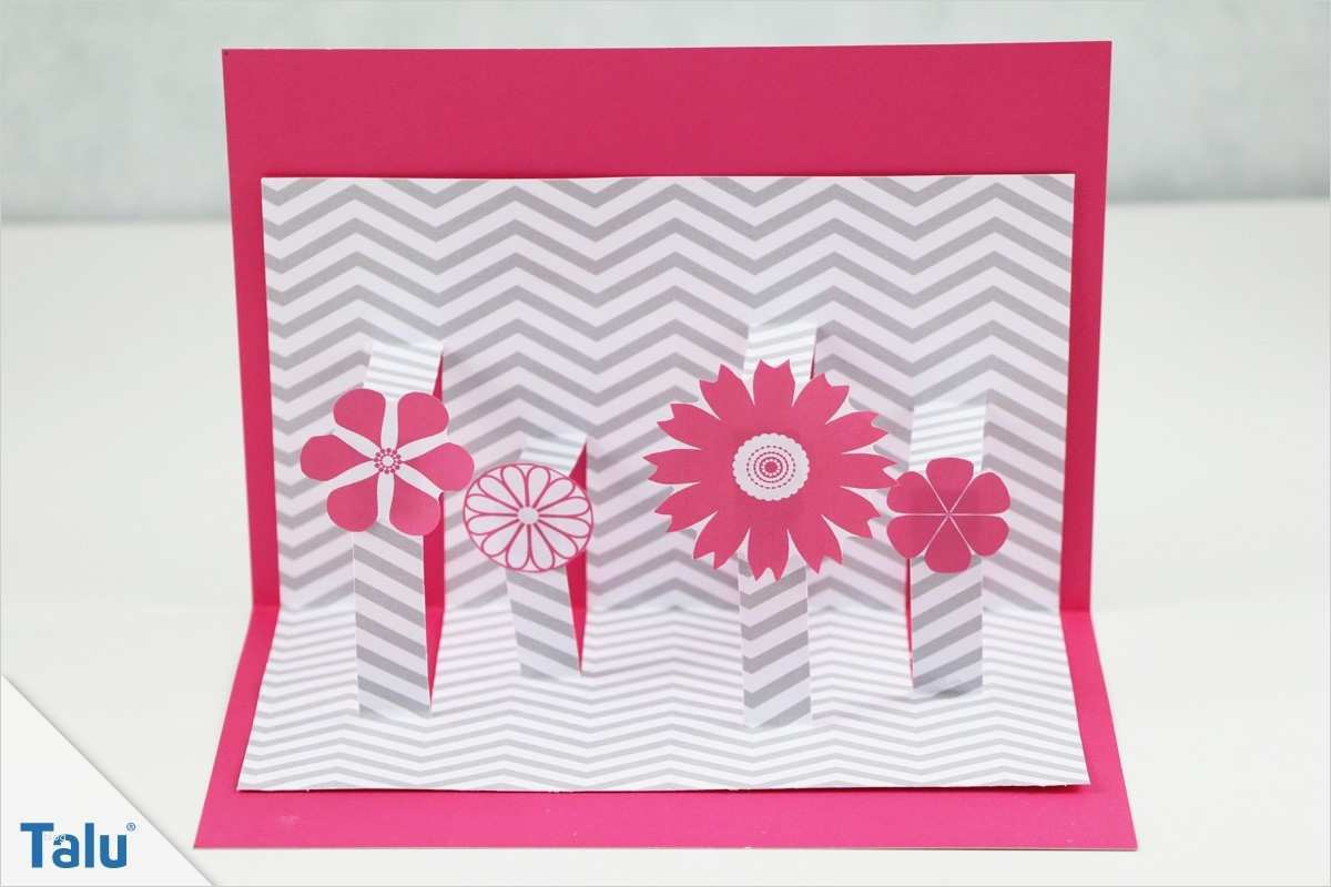 Vorlage Karte Wunderbar Pop Up Karten Basteln 3 Ideen Mit Anleitung Und Vorlage