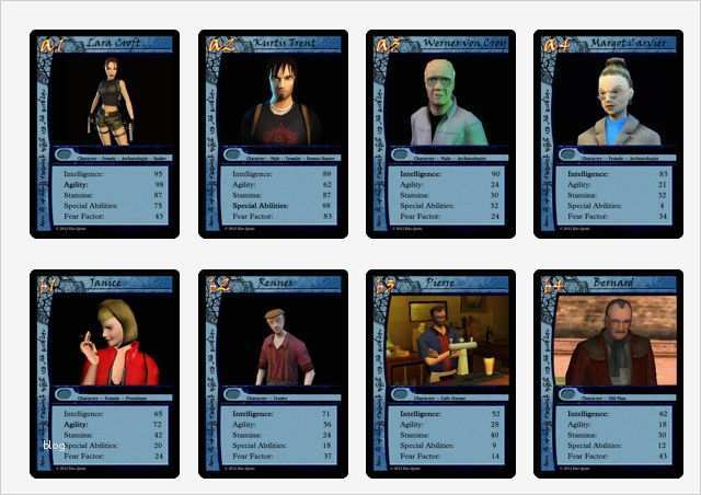 Vorlage Kartenspiel Erstaunlich Adventskalender 9 Dezember Bastelei „tomb Raider Quartett”