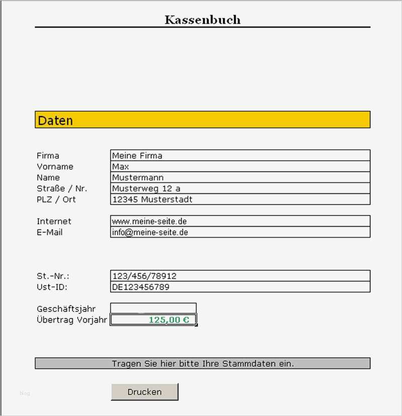 Vorlage Kassenbericht Schönste Kassenbuch Bei Freeware Download