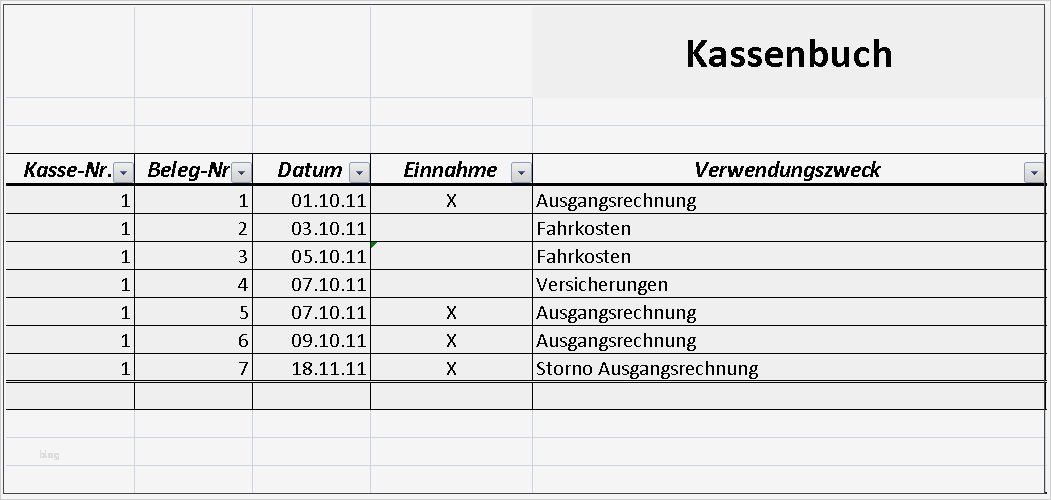 Vorlage Kassenbuch Einzigartig Kassenbuch Excel Vorlagen Shop