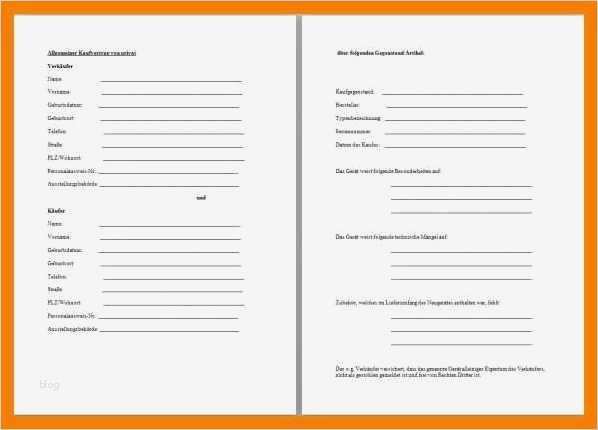 Vorlage Kaufvertrag Auto Erstaunlich 7 Auto Kaufvertrag Vorlage