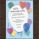 Vorlage Kindergeburtstag Süß Drucke Selbst Kostenlose Einladung Geburtstagsparty Mit