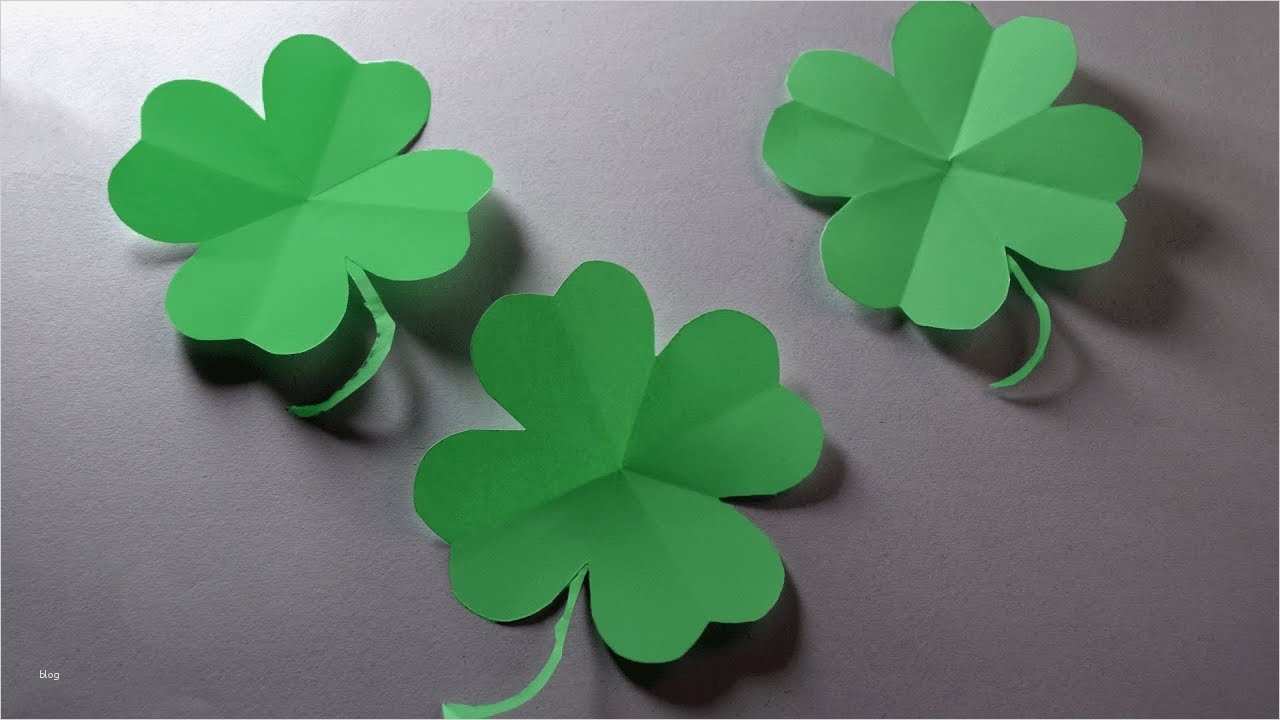 Vorlage Kleeblatt Beste Kleeblatt Zum Basteln