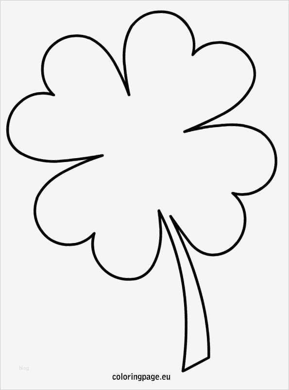 Vorlage Kleeblatt Schön Four Leaf Clover Template St Patrick’s Day