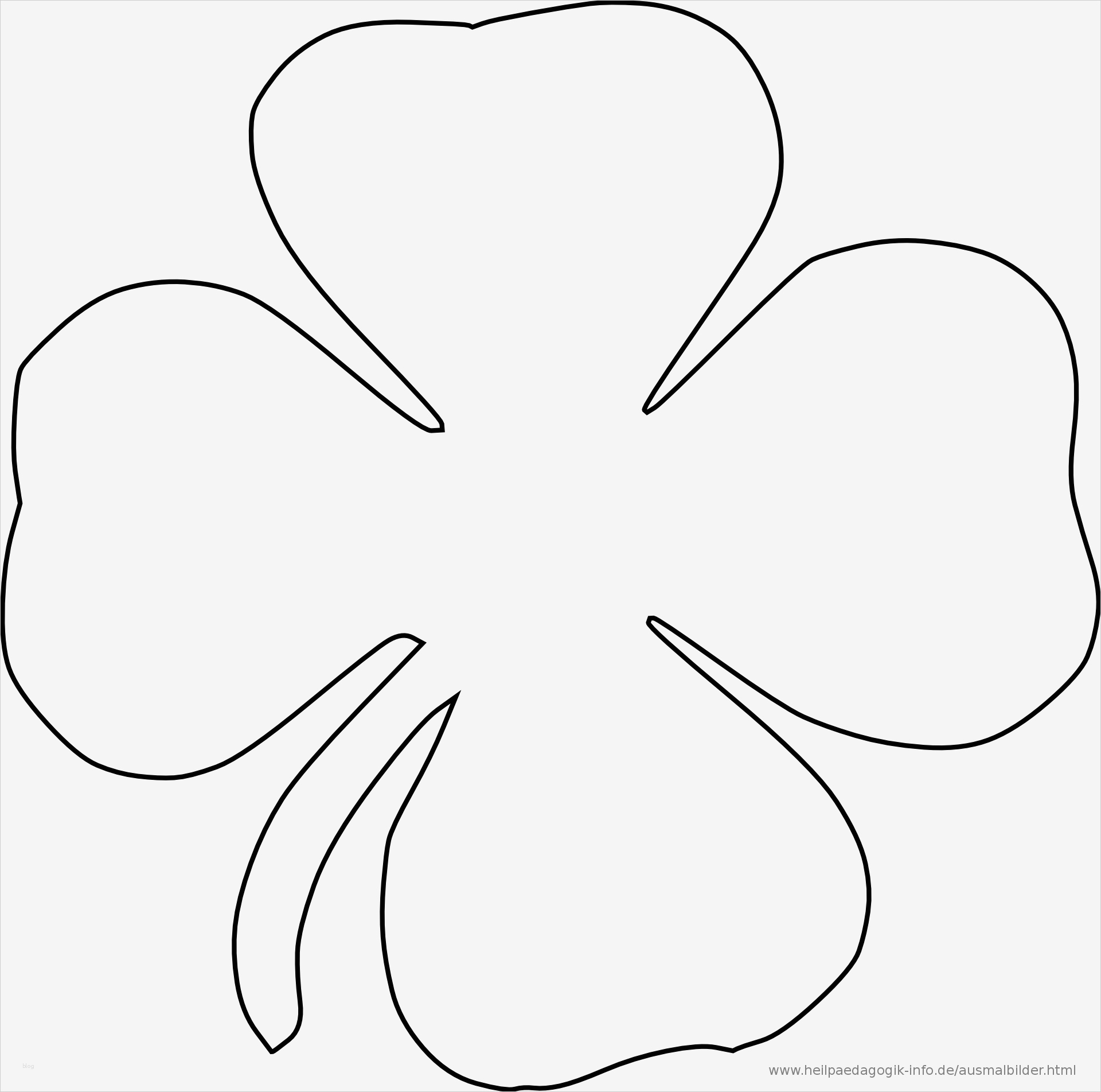 Vorlage Kleeblatt Wunderbar Ausmalbilder Blumen Bäume Blätter