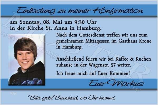 Vorlage Konfirmation Einladung Beste Einladung Zur Konfirmation Muster Kostenlos Effektiv Die
