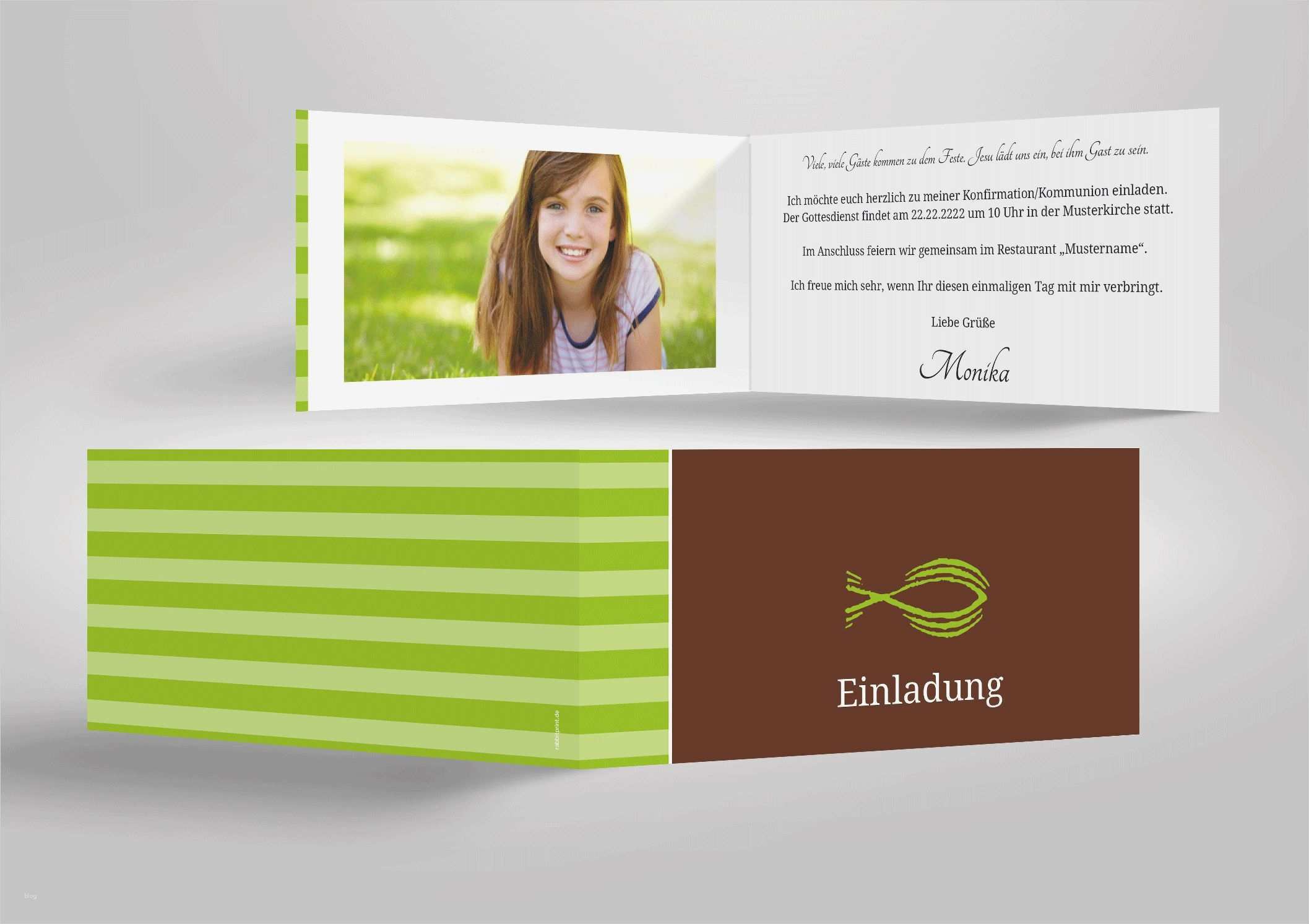 Vorlage Konfirmation Einladung Erstaunlich Einladungen Konfirmation Vorlagen Kostenlos