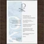 Vorlage Konfirmation Einladung Inspiration Drucke Selbst Kostenlose Einladung Für Kommunion Und Firmung