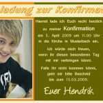 Vorlage Konfirmation Einladung Luxus Konfirmation Einladung Vorlage Kostenlos