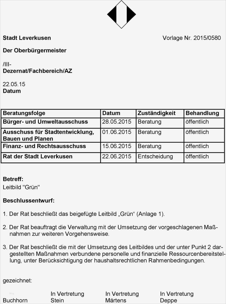 Vorlage Konzepterstellung Großartig Stadt Leverkusen Vorlage Nr 2015 Pdf