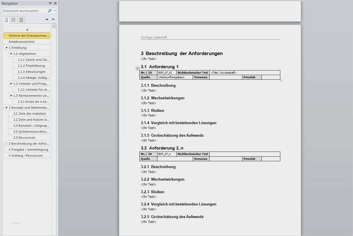 Vorlage Konzepterstellung Schönste Großzügig Anforderungslistenvorlage Ideen Beispiel