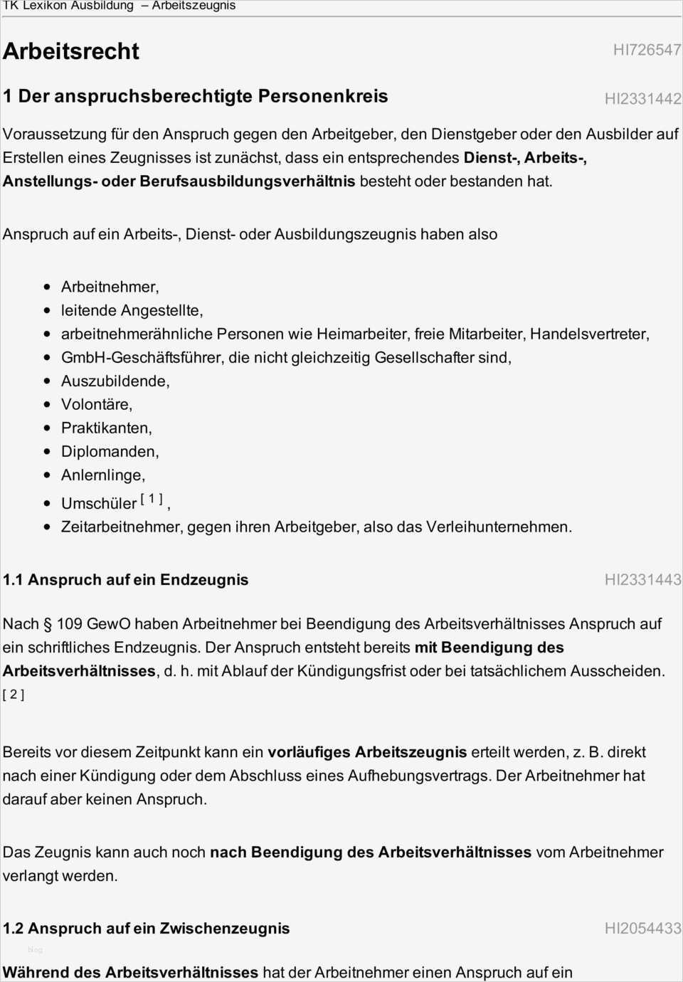 Vorlage Kündigung Geschäftsführer Elegant Das Zeugnis Kann Auch Noch Nach Beendigung Des