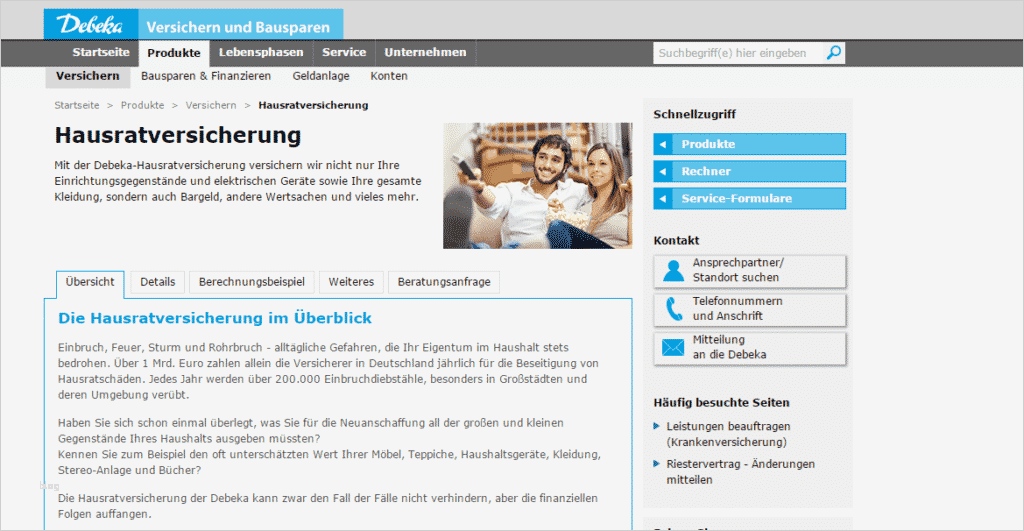 Vorlage Kündigung Hausratversicherung Luxus Hausratversicherung Debeka – Häuser Immobilien Bau