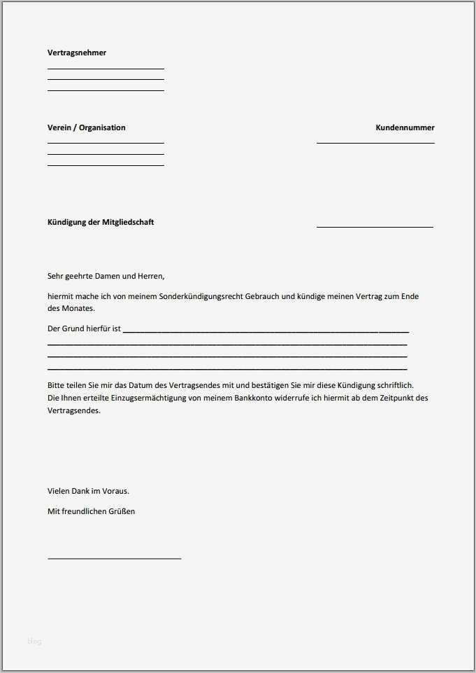 Vorlage Kündigung Mitgliedschaft Angenehm Abmeldung Fußballverein Vorlage Postkarte Kündigung