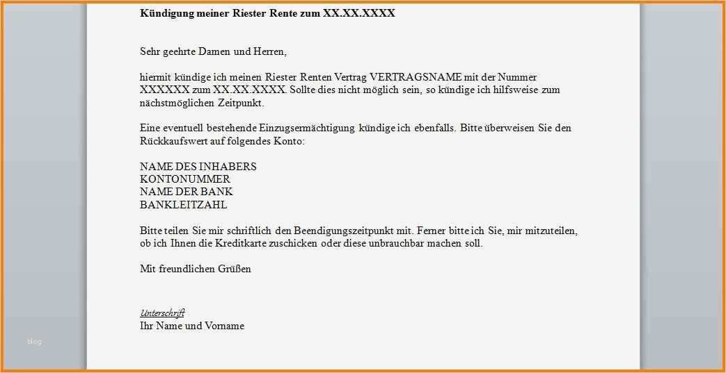 Vorlage Kündigung Vertrag Wunderbar 6 Kündigung Vertrag Muster