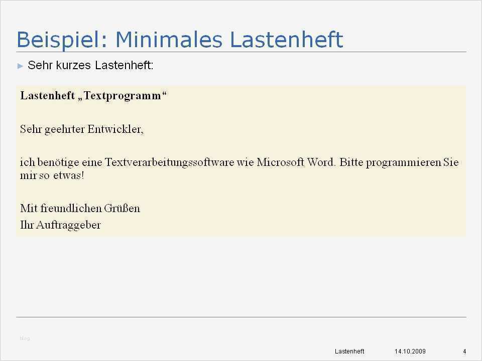 Vorlage Lastenheft Großartig Lastenheft Beispiel Fertiges Referat Handout