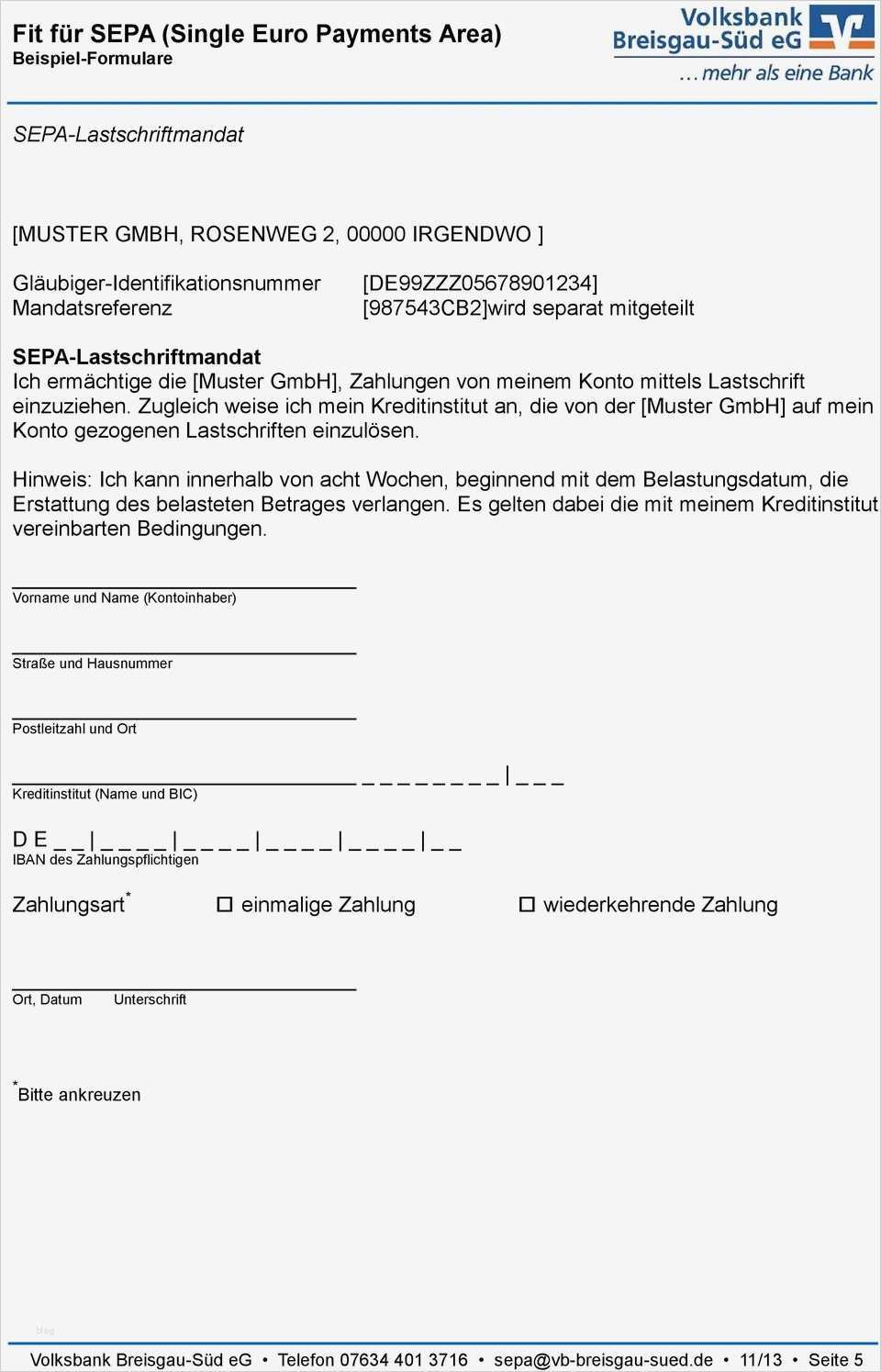 Vorlage Lastschriftmandat Schönste Ziemlich Beispiel Für Eine Bankverbindung Ideen Beispiel
