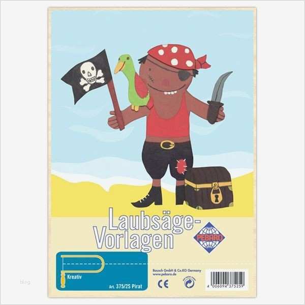 Pirat Laubsägevorlage Kinder Holz Laubsäge Vorlage zum