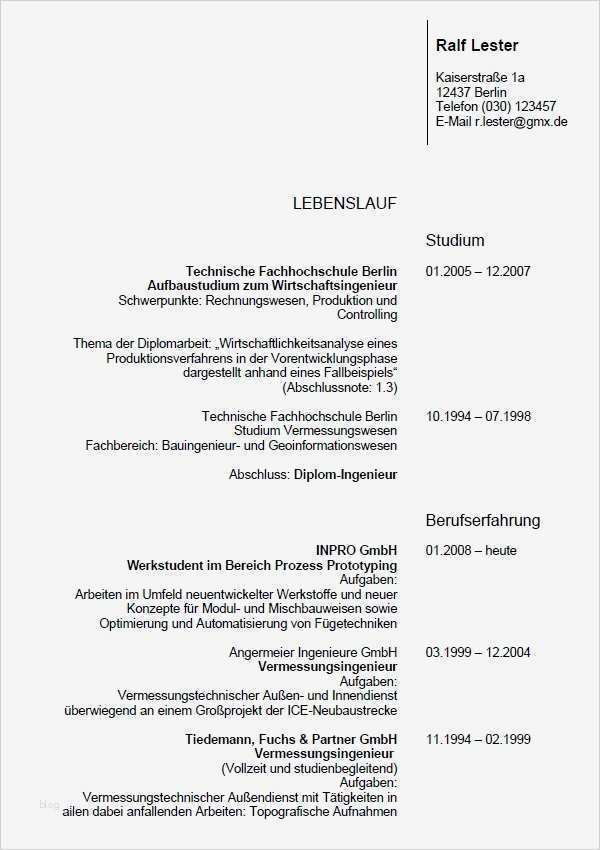 Vorlage Lebenslauf Englisch Tabellarisch Hübsch Charmant Lebenslauf Ingenieur Vorlage Fotos Ideen