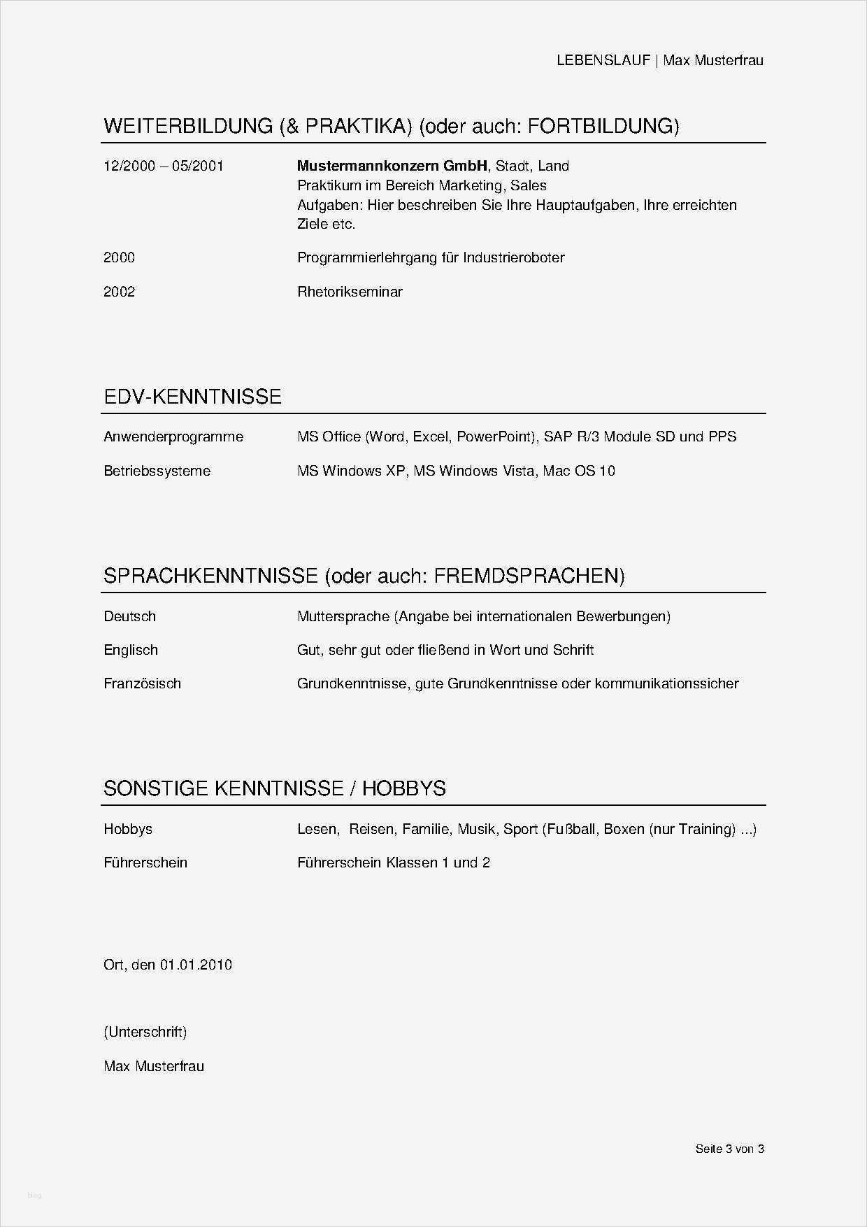 Vorlage Lebenslauf Führungskraft Bewundernswert Muster Lebenslauf Word Muster Lebenslauf Berufsanfänger