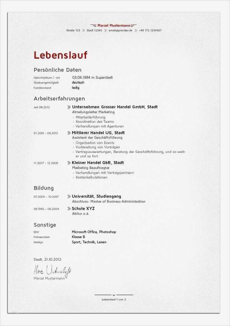Vorlage Lebenslauf Führungskraft Luxus Bewerbungsdesign Die Führungskraft Lebenslauf
