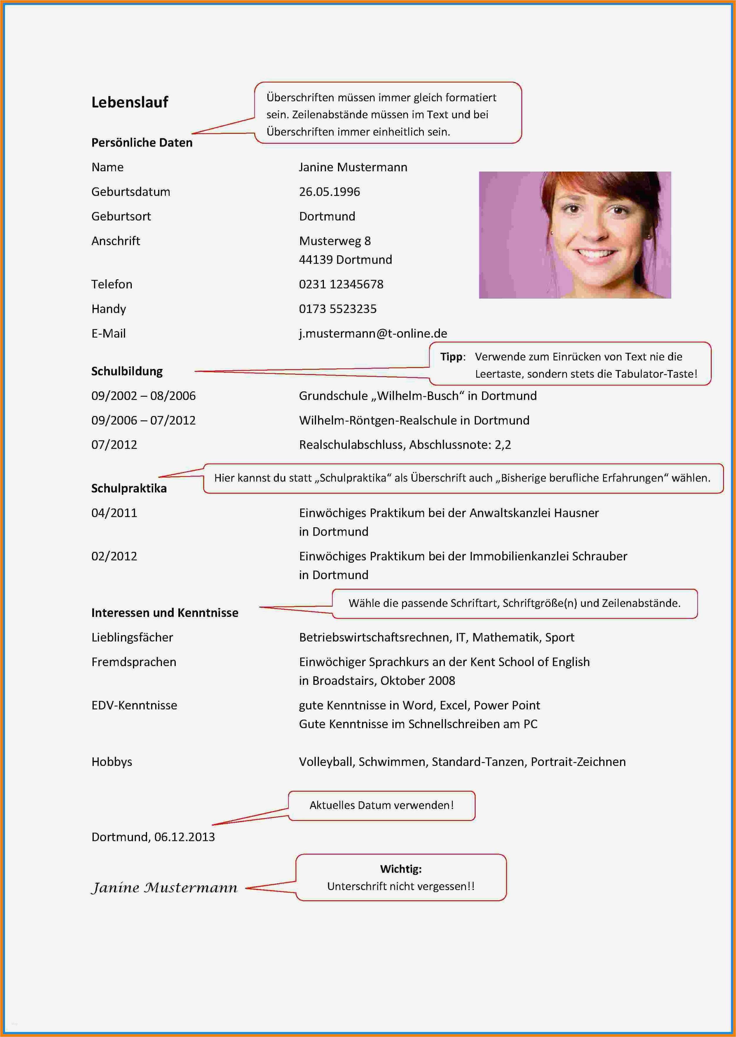 Vorlage Lebenslauf Student Best Of 13 Vorlage Lebenslauf Student