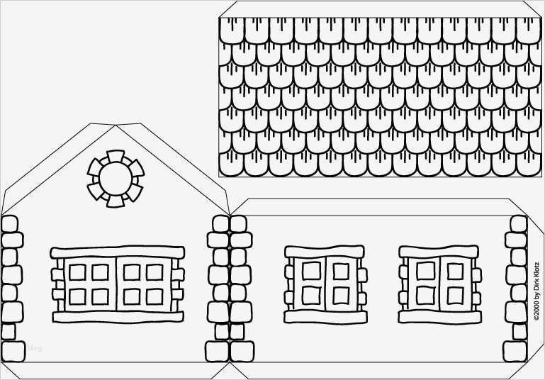 Vorlage Lebkuchenhaus Ausdrucken Hübsch Hexenhaus Aus Karton