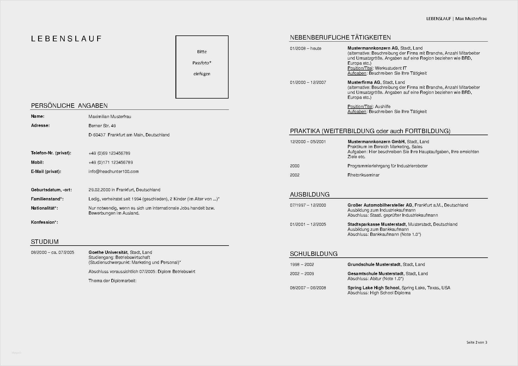Vorlage Leitz Rückenschilder Schönste 35 Erstaunlich Lebenslauf Vorlage Student Ideen