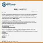 Vorlage Letzte Mahnung Gut 13 Letzte Mahnung Muster