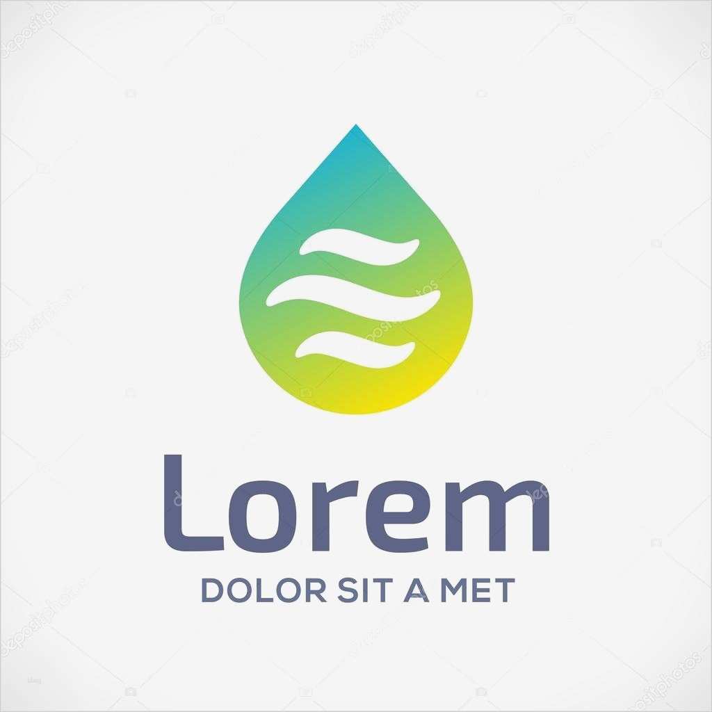 Vorlage Logo Hübsch Vorlage Logo Luxus Wasser Tropfen Symbol Logo Design