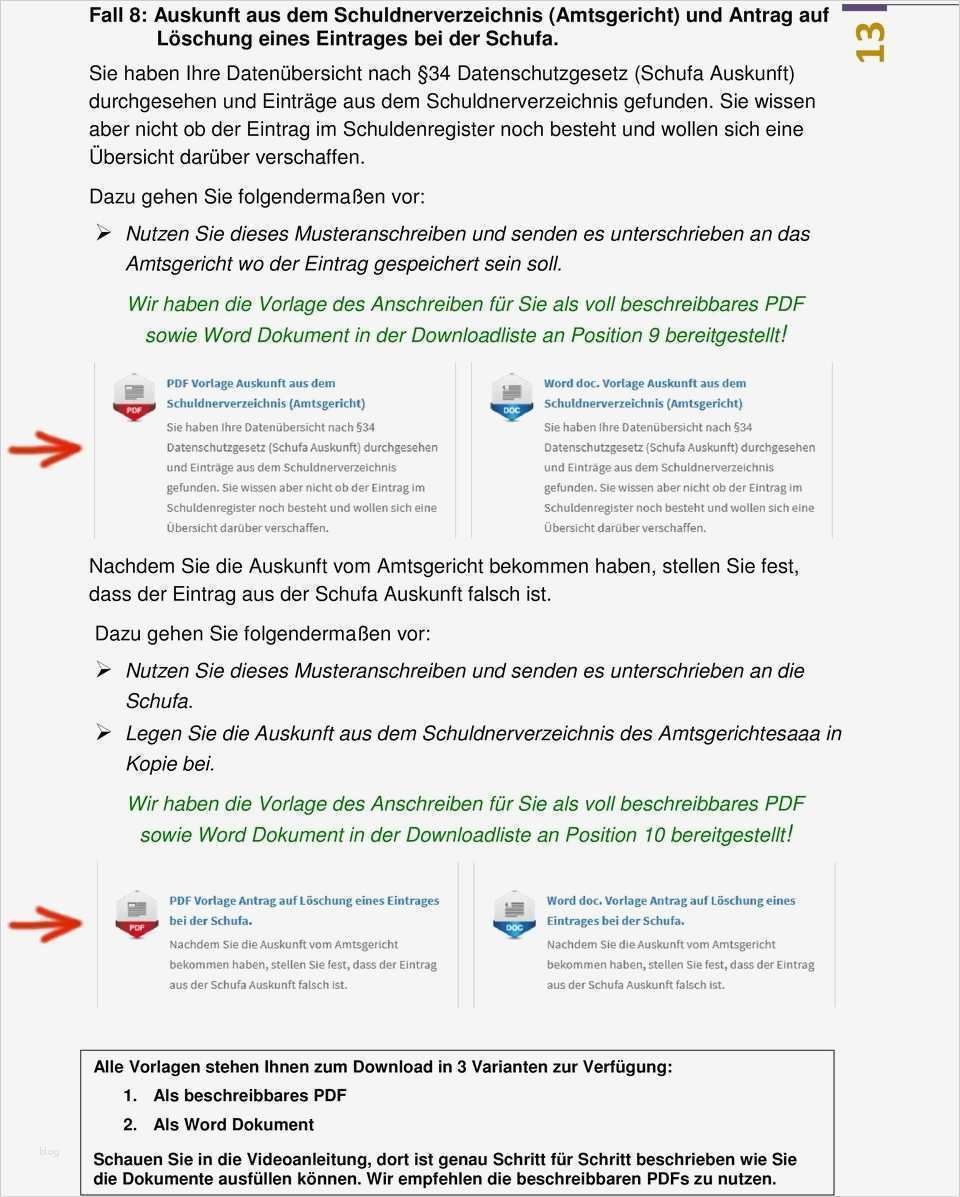 Vorlage Löschung Schufa Eintrag Einzigartig so Bekommen Sie Ihre Bonität Zurück Pdf