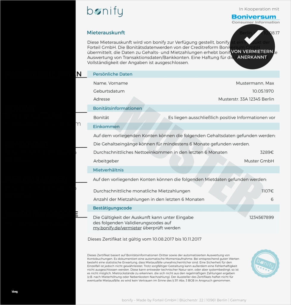 Vorlage Löschung Schufa Eintrag Schönste Die Kostenlose Bonitätsauskunft Für Vermieter Was ist
