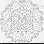 Vorlage Mandala Angenehm Mandala Vorlage Malbuch Für Erwachsene Lizenzfreies